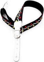 Kytarový pás RightOnStraps Legend Get Back Kytarový pás Black/White - 3