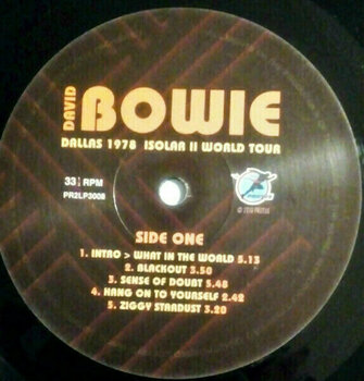 Vinyl Record David Bowie - Dallas 1978 - Isolar II World Tour (2 LP) - 2