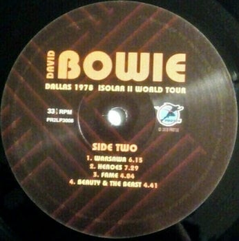 Vinyl Record David Bowie - Dallas 1978 - Isolar II World Tour (2 LP) - 3