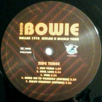 Disque vinyle David Bowie - Dallas 1978 - Isolar II World Tour (2 LP) - 4