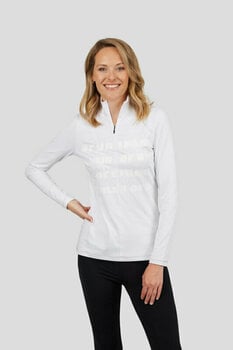 T-shirt / felpa da sci Sportalm Identity Womens First Layer Optical White 40 Maglione - 5