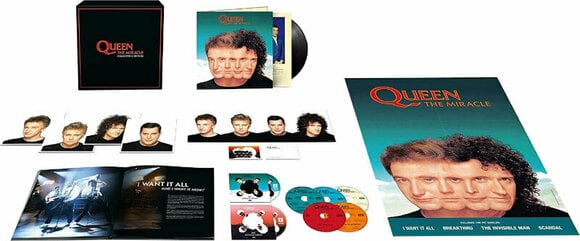 Vinyl Record Queen - The Miracle (1 LP + 5 CD + 1 Blu-ray + 1 DVD) - 2