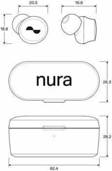 Intra-auriculares true wireless Nura NuraBuds - 7