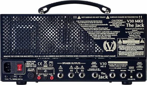 Lampový gitarový zosilňovač Victory Amplifiers V30MKII Head The Jack - 3