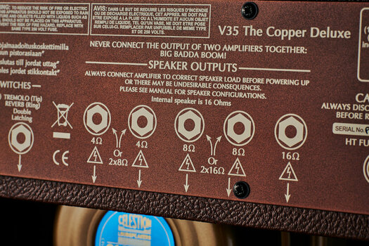 Tube Guitar Combo Victory Amplifiers VC35 The Copper Deluxe Combo - 16