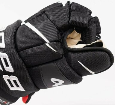 Hokejové rukavice Bauer S22 Vapor 3X SR 15 Black/White Hokejové rukavice - 12