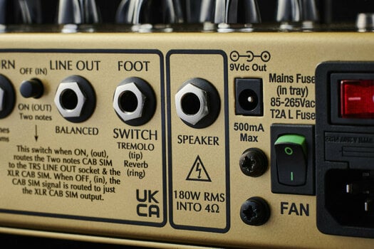 Pololampový gitarový zosilňovač Victory Amplifiers V4 Sheriff Guitar Amp TN-HP - 23