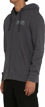 Sweatshirt Deus Ex Machina Canyons Zip Thru Hoodie Shadow Grey XL Sweatshirt - 2