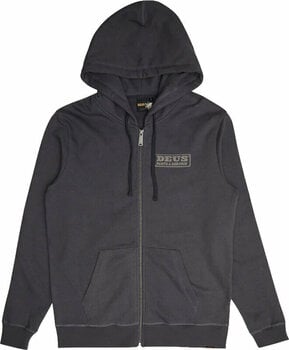 Deus Ex Machina Canyons Zip Thru Hoodie Shadow Grey 3XL Hoody