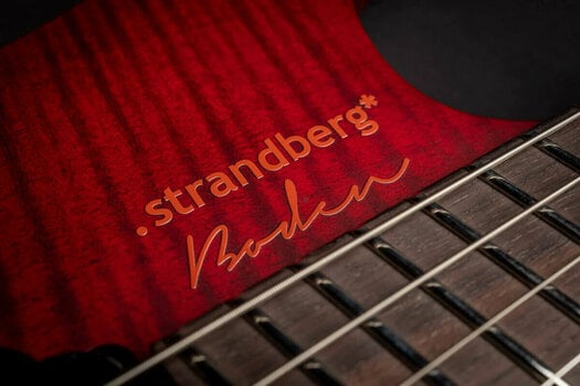 Headless Guitar Strandberg Boden Fusion NX 6 Alex Machacek Edition Trans Red Burst - 13