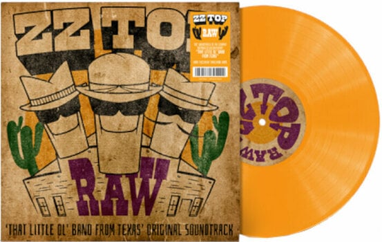 Vinyl Record ZZ Top - Raw (‘That Little Ol' Band From Texas’ Original Soundtrack) (Indies) (Tangerine Coloured) (LP) - 2