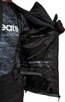 Kurtka narciarska Meatfly Hoax Premium SNB & Ski Jacket Wood/Dark Grey/Black M - 7