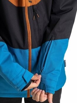 Síkabát Meatfly Hoax Premium SNB & Ski Jacket Brown/Black/Blue M - 6
