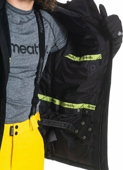Casaco de esqui Meatfly Hoax SNB & Ski Jacket Black S - 8
