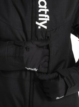Lyžařská bunda Meatfly Hoax SNB & Ski Jacket Black M - 5