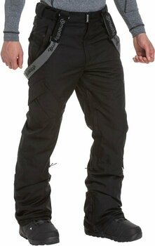 Calças para esqui Meatfly Ghost Premium SNB & Ski Pants Black M - 2