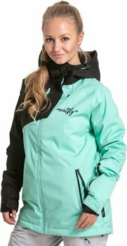 Lyžařská bunda Meatfly Deborah Premium SNB & Ski Jacket Green Mint XS Lyžařská bunda - 3