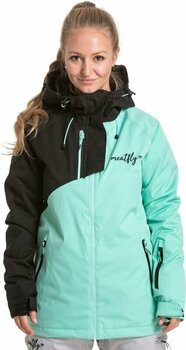 Ski Jacket Meatfly Deborah Premium SNB & Ski Jacket Green Mint S - 4