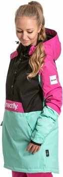 Lyžařská bunda Meatfly Aiko Premium SNB & Ski Jacket Green Mint M Lyžařská bunda - 3