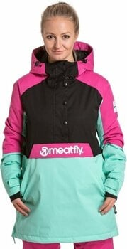 Lyžařská bunda Meatfly Aiko Premium SNB & Ski Jacket Green Mint M Lyžařská bunda - 4