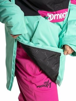 Lyžařská bunda Meatfly Aiko Premium SNB & Ski Jacket Green Mint M Lyžařská bunda - 7