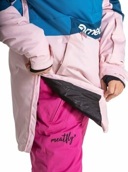 Chaqueta de esquí Meatfly Aiko Premium SNB & Ski Jacket Powder Pink S - 6