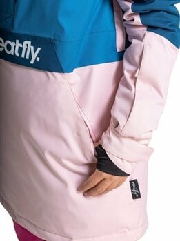 Casaco de esqui Meatfly Aiko Premium SNB & Ski Jacket Powder Pink M - 7