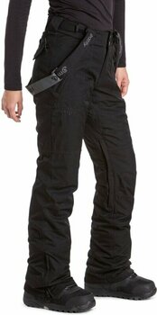 Lyžařské kalhoty Meatfly Foxy Premium SNB & Ski Pants Black XS - 2