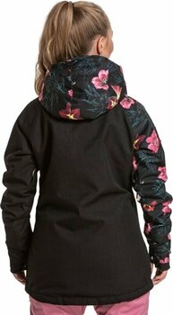 Lyžařská bunda Meatfly Deborah SNB & Ski Jacket Hibiscus Black L Lyžařská bunda - 2