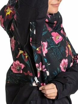 Lyžařská bunda Meatfly Aiko Premium SNB & Ski Jacket Hibiscus Black L Lyžařská bunda - 5