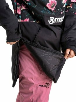 Lyžařská bunda Meatfly Aiko Premium SNB & Ski Jacket Hibiscus Black L Lyžařská bunda - 7