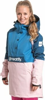 Veste de ski Meatfly Aiko Premium SNB & Ski Jacket Powder Pink L - 3