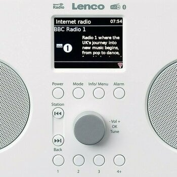 internetni radio Lenco PIR-645WH White - 5