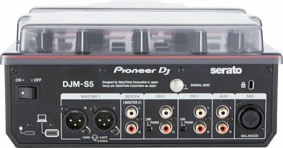 Capa de proteção para mesa de mistura de DJ Decksaver Pioneer DJ DJM-S5 - 5