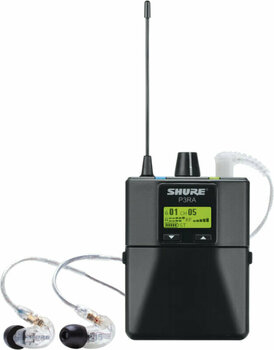 Componente In-Ear Shure P3RA-K3E - PSM 300 Bodypack Receiver K3E: 606-630 MHz - 3
