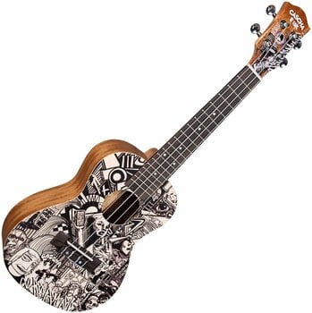 Koncertné ukulele Cascha HH 2605 Art Series Koncertné ukulele Sketch - 3
