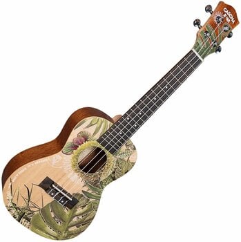 Koncertné ukulele Cascha HH 2606 Art Series Koncertné ukulele Leafy - 3