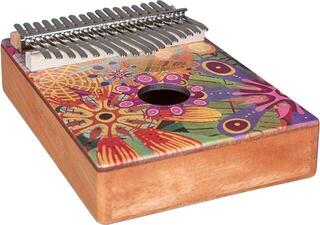 Kalimba Sela SE 253 Art Series 17 Flower Power Kalimba - 2