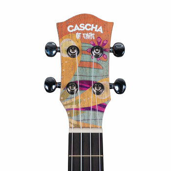 Koncertné ukulele Cascha HH 2607 Art Series Koncertné ukulele Kvety - 6