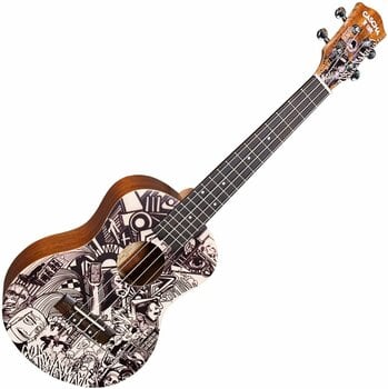 Tenor ukulele Cascha HH 2609 Art Series Tenor ukulele Sketch - 3