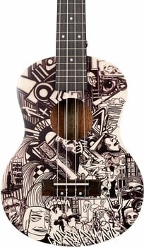 Tenorové ukulele Cascha HH 2609 Art Series Tenorové ukulele Sketch - 8