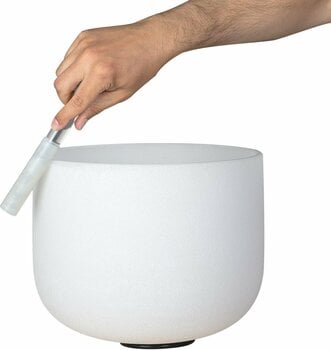 Percussion for music therapy Sela Crystal Singing Bowl Set Frosted 440Hz - 10