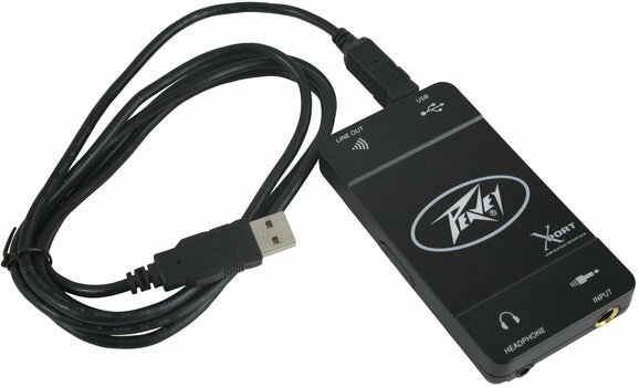 USB audio převodník - zvuková karta Peavey XPort USB Guitar Interface - 4