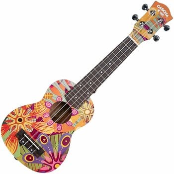 Szoprán ukulele Cascha HH 2603 Art Series Szoprán ukulele Flowers - 2