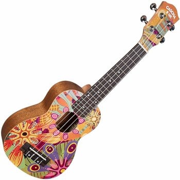 Szoprán ukulele Cascha HH 2603 Art Series Szoprán ukulele Flowers - 3