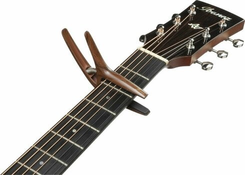 Kapodaster za klasičnu gitaru Ibanez ICGC10W Universal Kapo Smeđa - 4