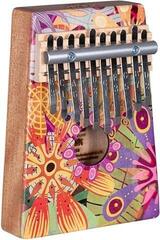 Kalimba Sela SE 258 Art Series 10 Flower Power Kalimba - 1