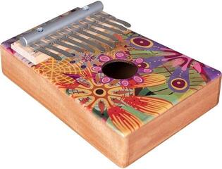 Kalimba Sela SE 258 Art Series 10 Flower Power Kalimba - 3