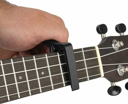 Kapodaster pre ukulele Cascha HH 2281 Čierna - 3