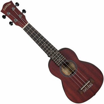 Soprano ukulele Cascha HH 2263L Soprano ukulele Red - 2